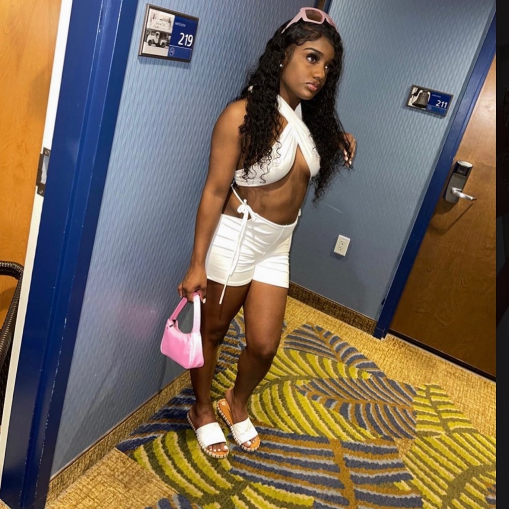 Cute White 2 piece set